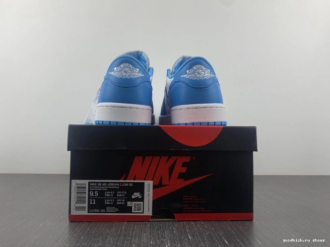 UNC SB x 1 Air Low Jordan Nike CJ7891-401 0809